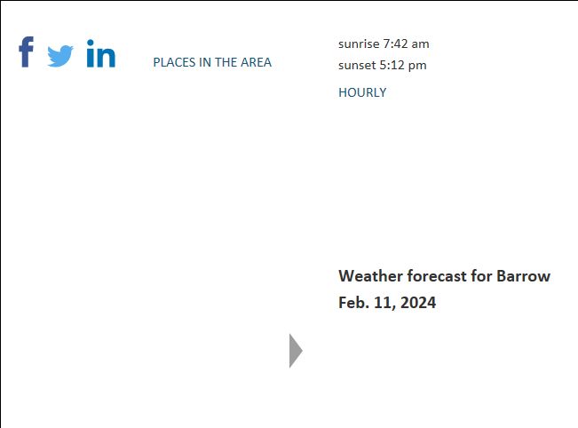 Weather Barrow in Furness England tomorrow Meteobox.in